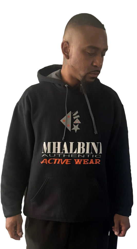 MHALBINI Active wear hoodie (trimmed)