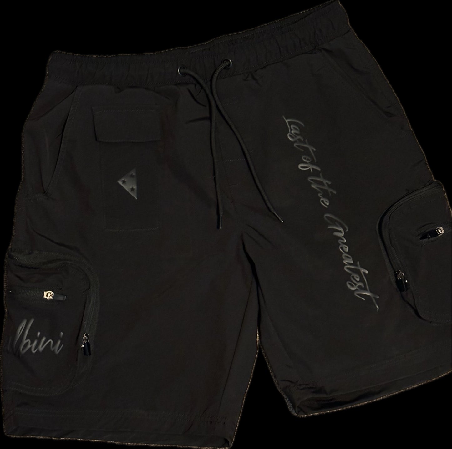 MHALBINI (black on black water repellent) last of the greatest shorts