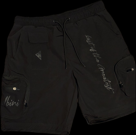 MHALBINI (black on black water repellent) last of the greatest shorts